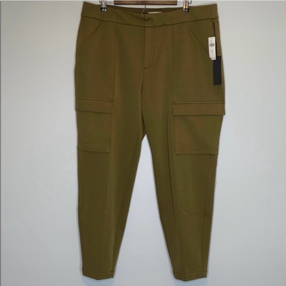 Anthropologie The Essential Knit Cargo Pants Moss